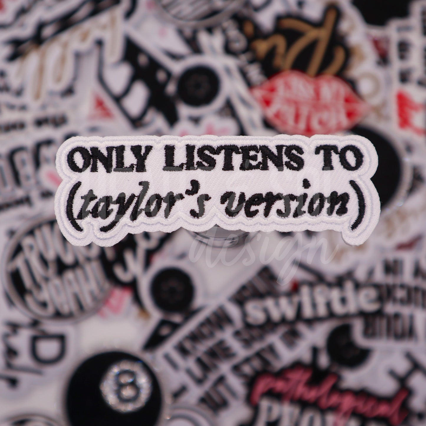 ONLY LISTENS TO TAYLORS VERSION patch