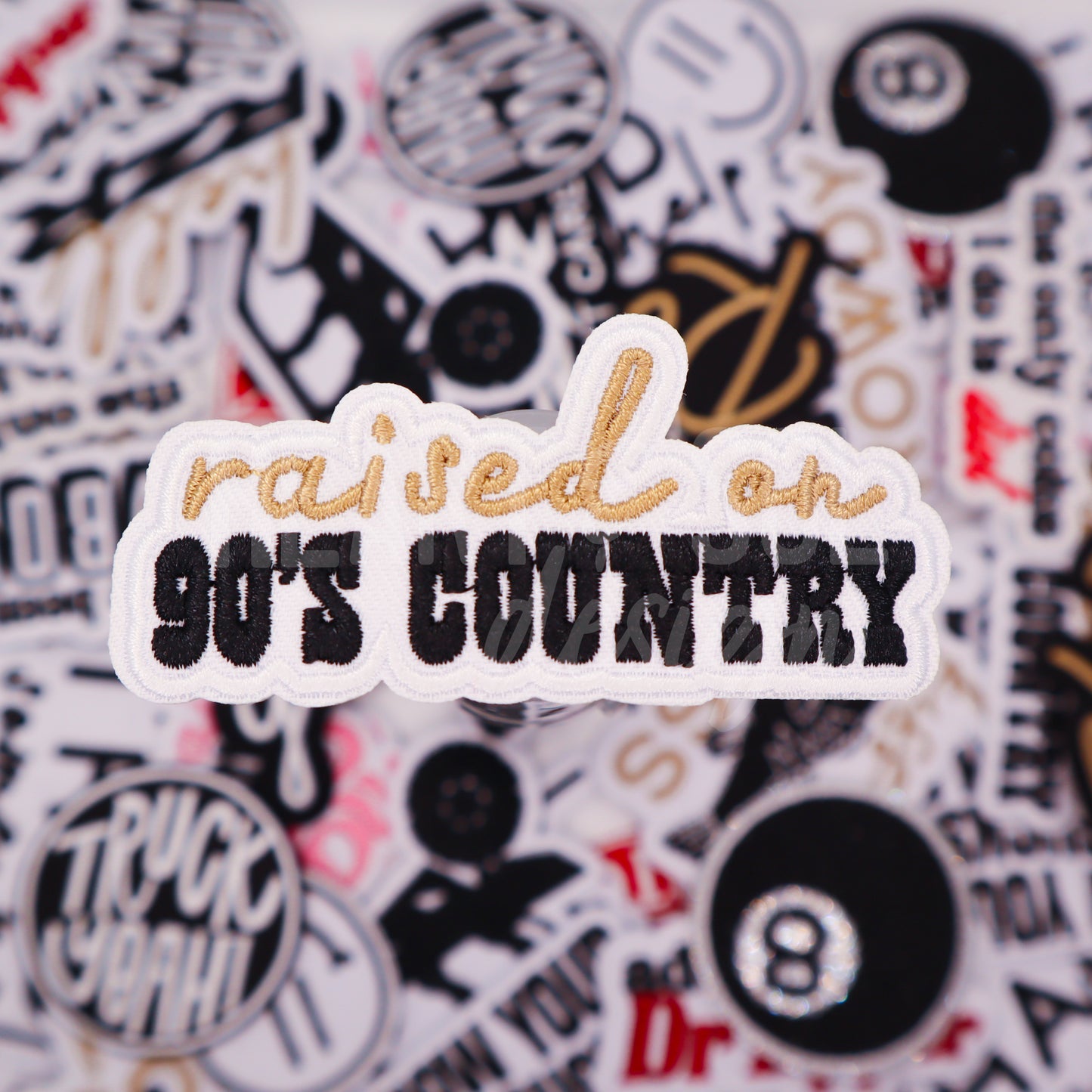 RAISED ON 90's COUNTRY patch