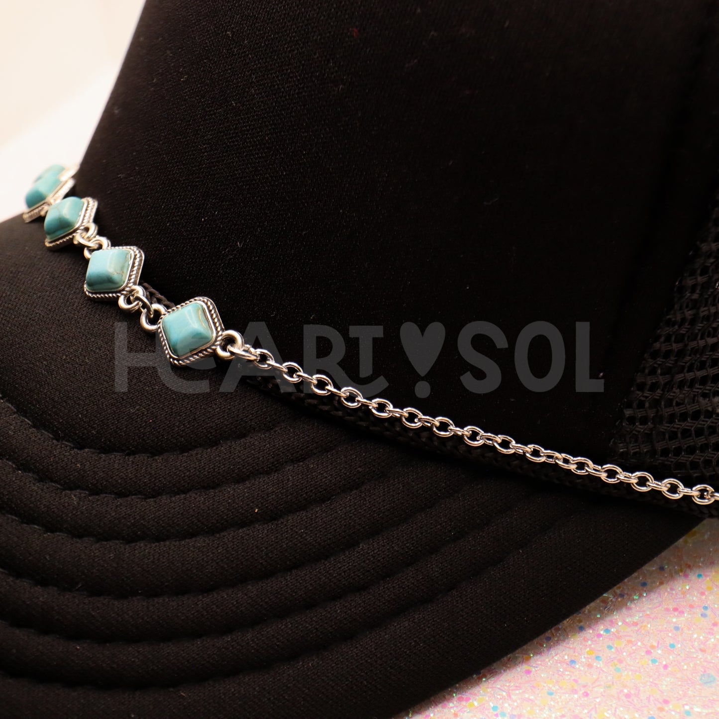 TURQUOISE DREAM hat chain