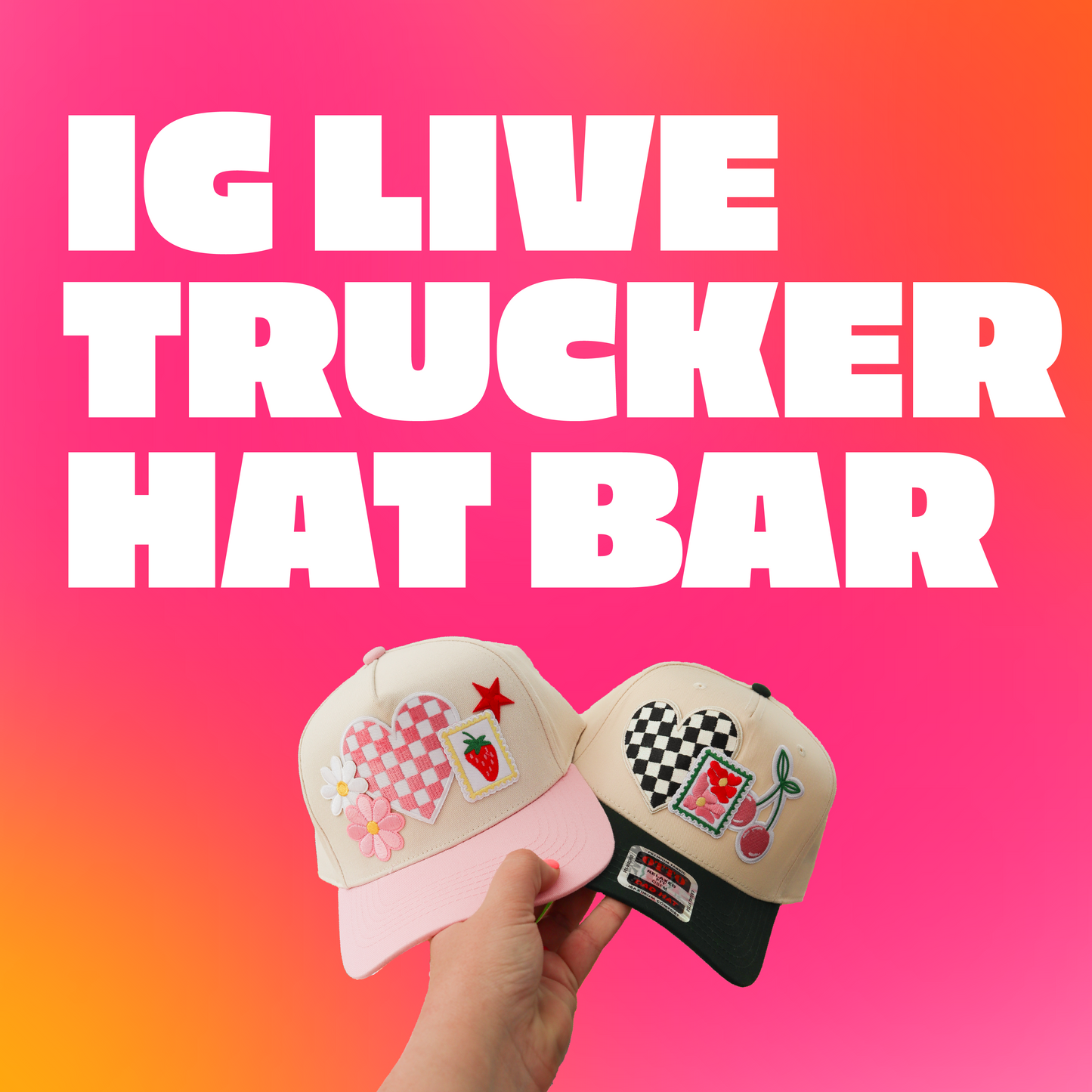 HAT BAR SPOT FOR IG LIVE ON 08.28.25 @ 7 PM MDT