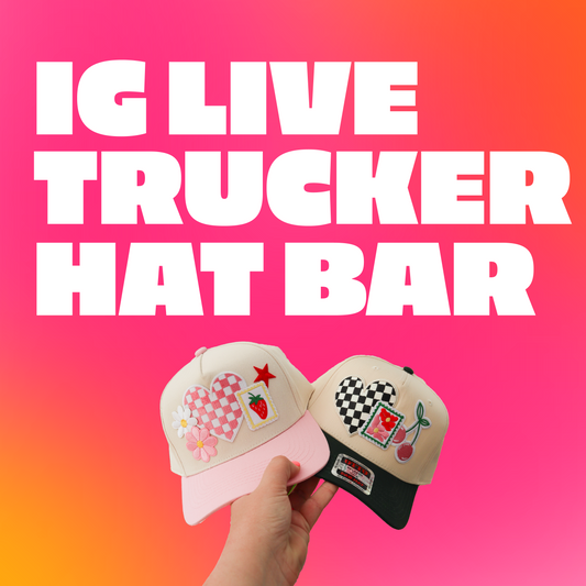HAT BAR SPOT FOR IG LIVE ON 08.28.25 @ 7 PM MDT
