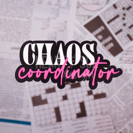 *CHAOS COORDINATOR sticker