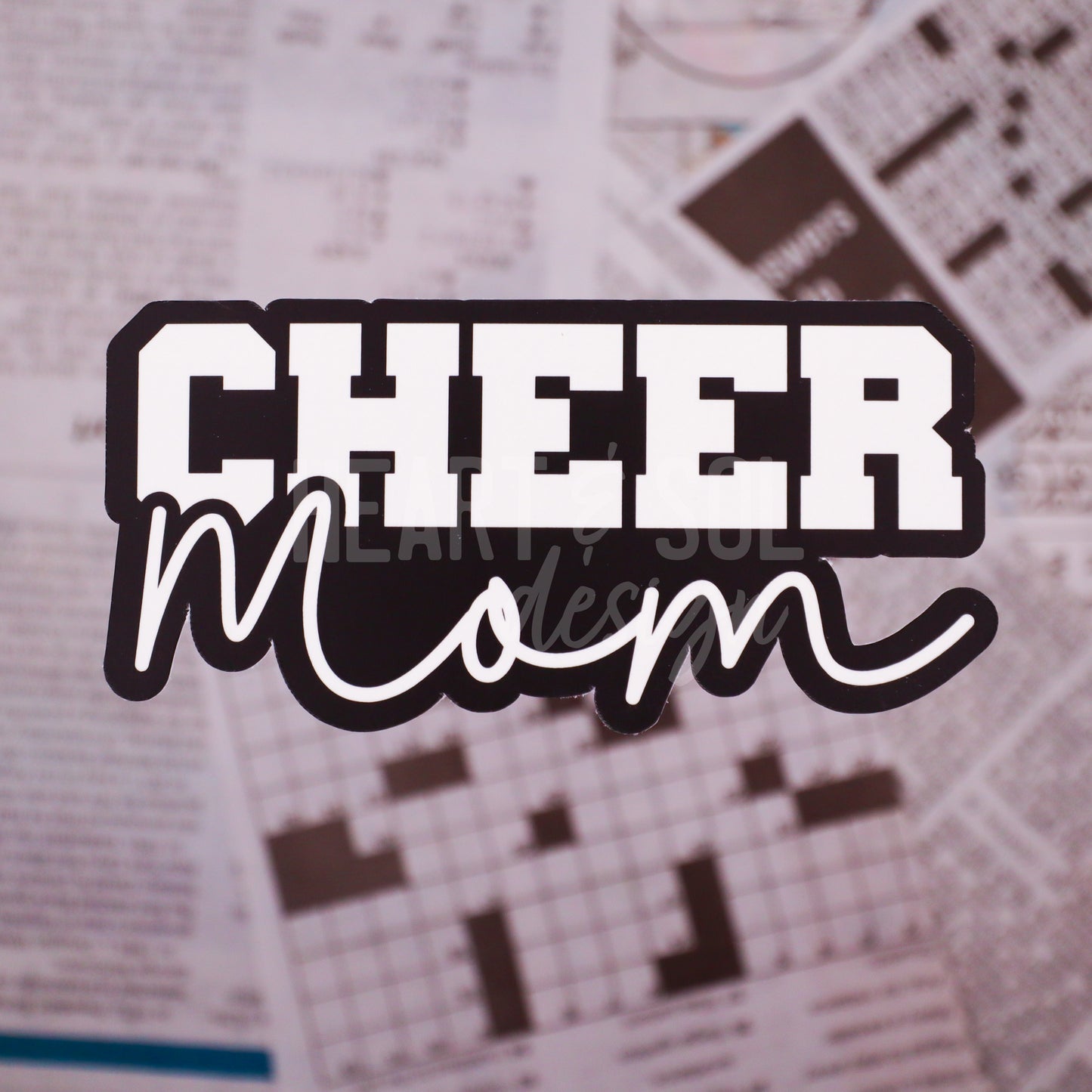 *CHEER MOM sticker