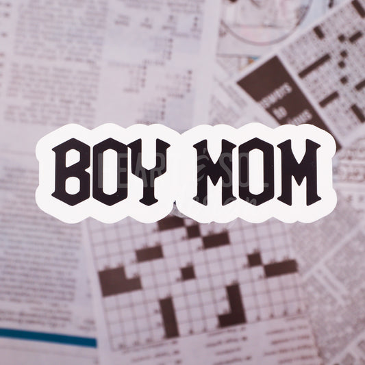 *BOY MOM sticker