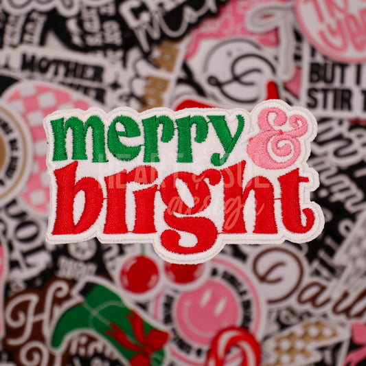 MERRY & BRIGHT patch