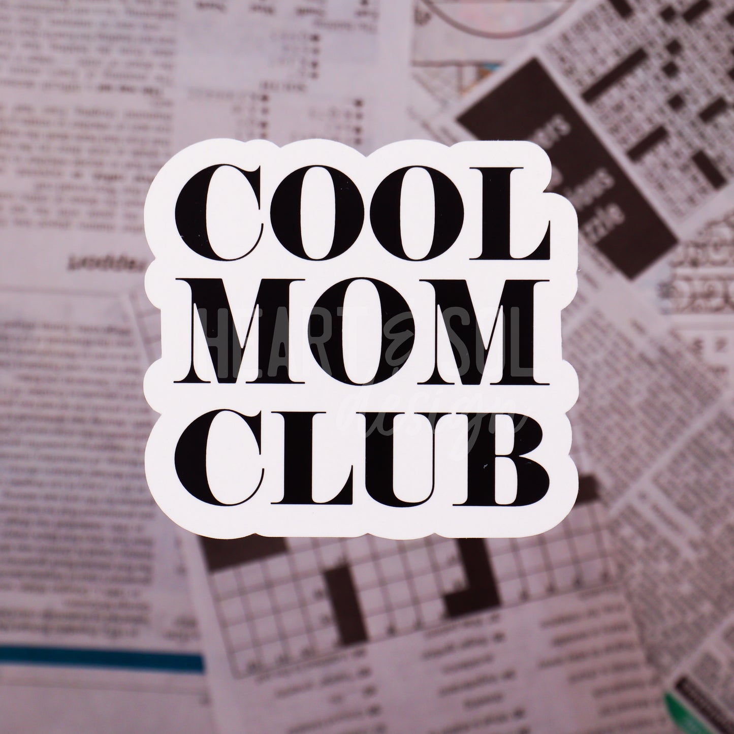 *COOL MOM CLUB sticker