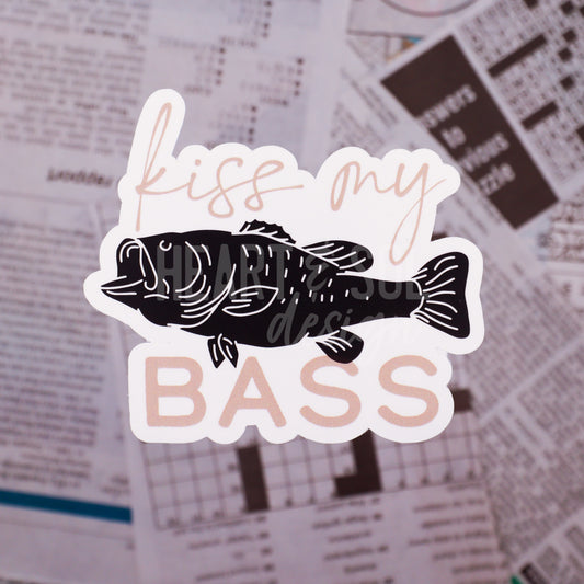 *KISS MY BASS sticker