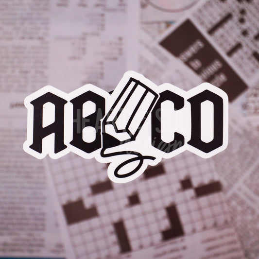 *ABCD teacher sticker