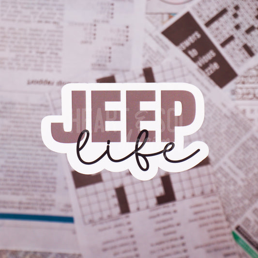 *JEEP LIFE sticker (Copy)