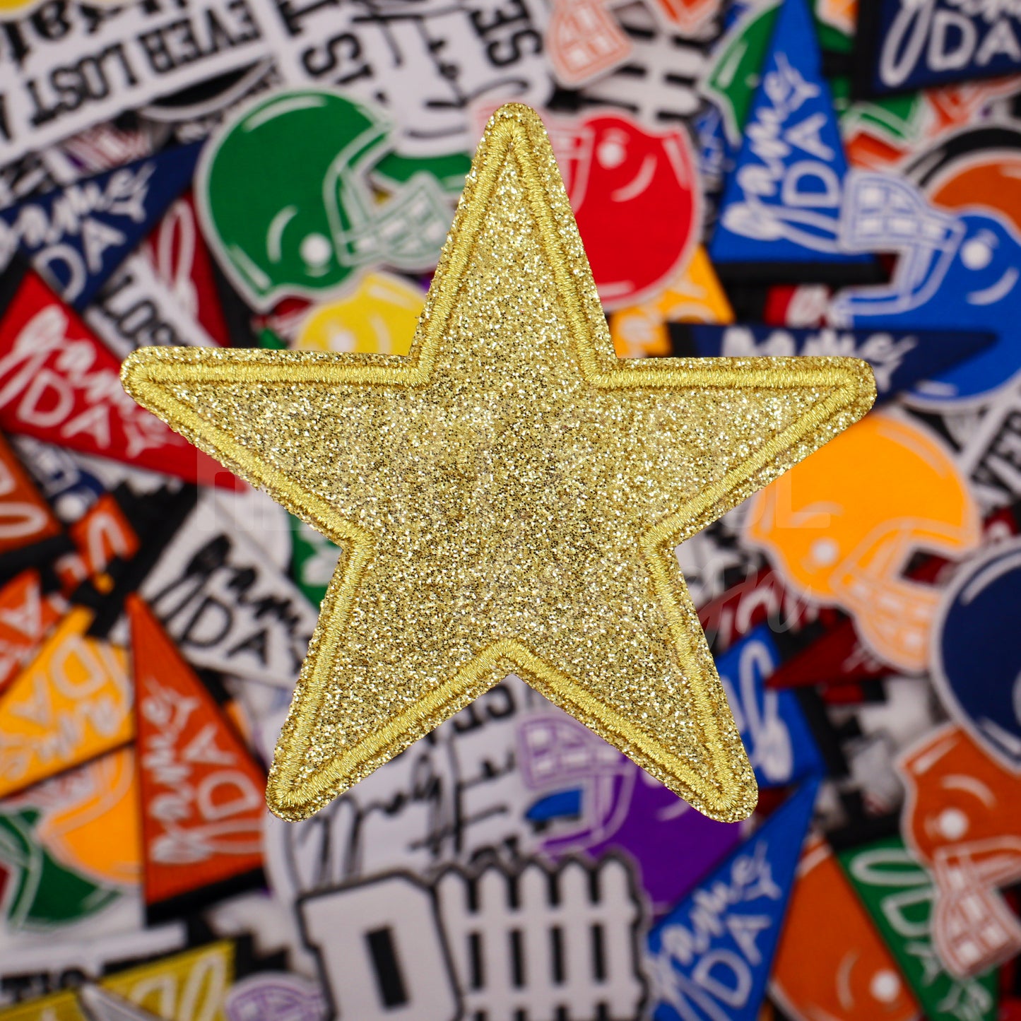 GLITTER STAR patch