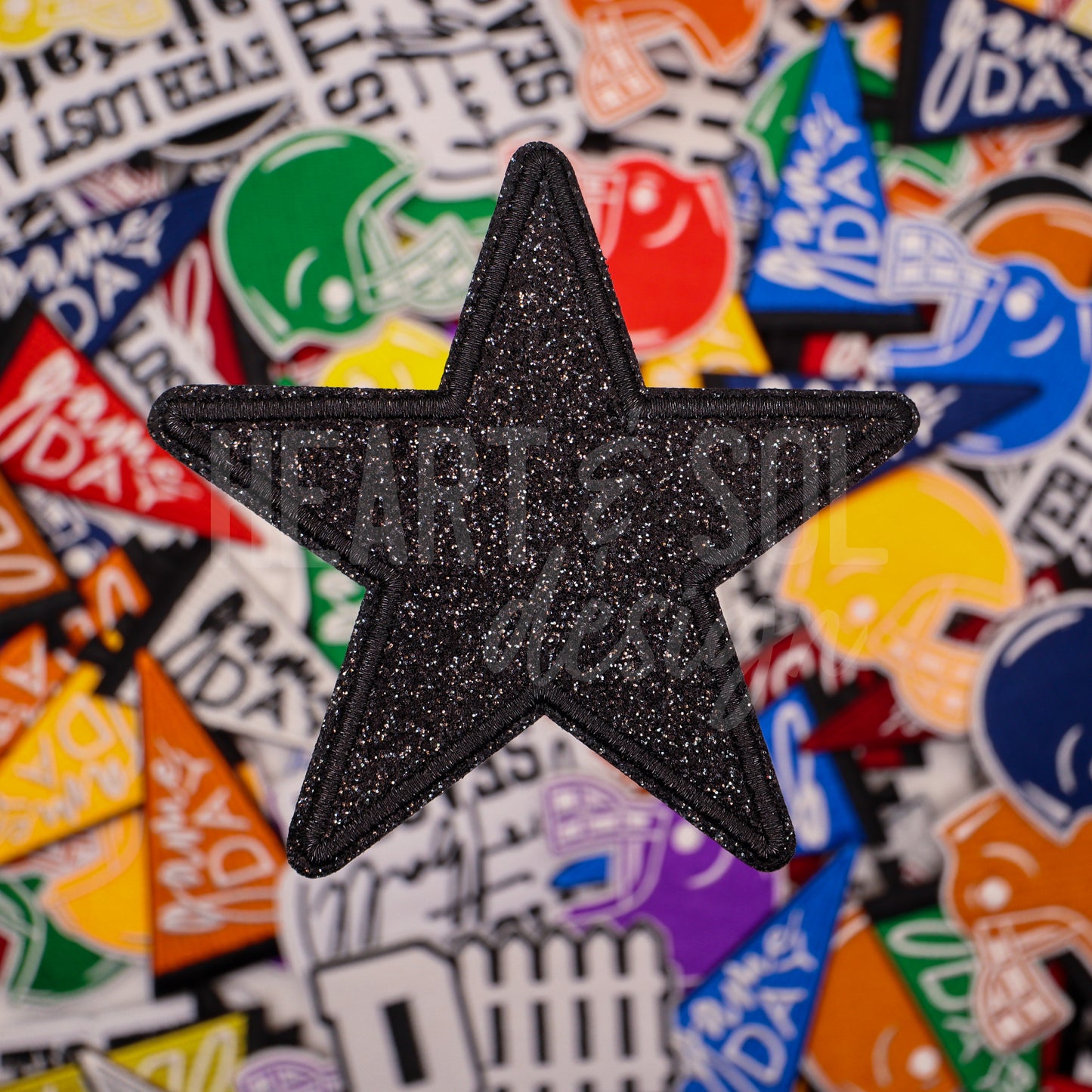 GLITTER STAR patch