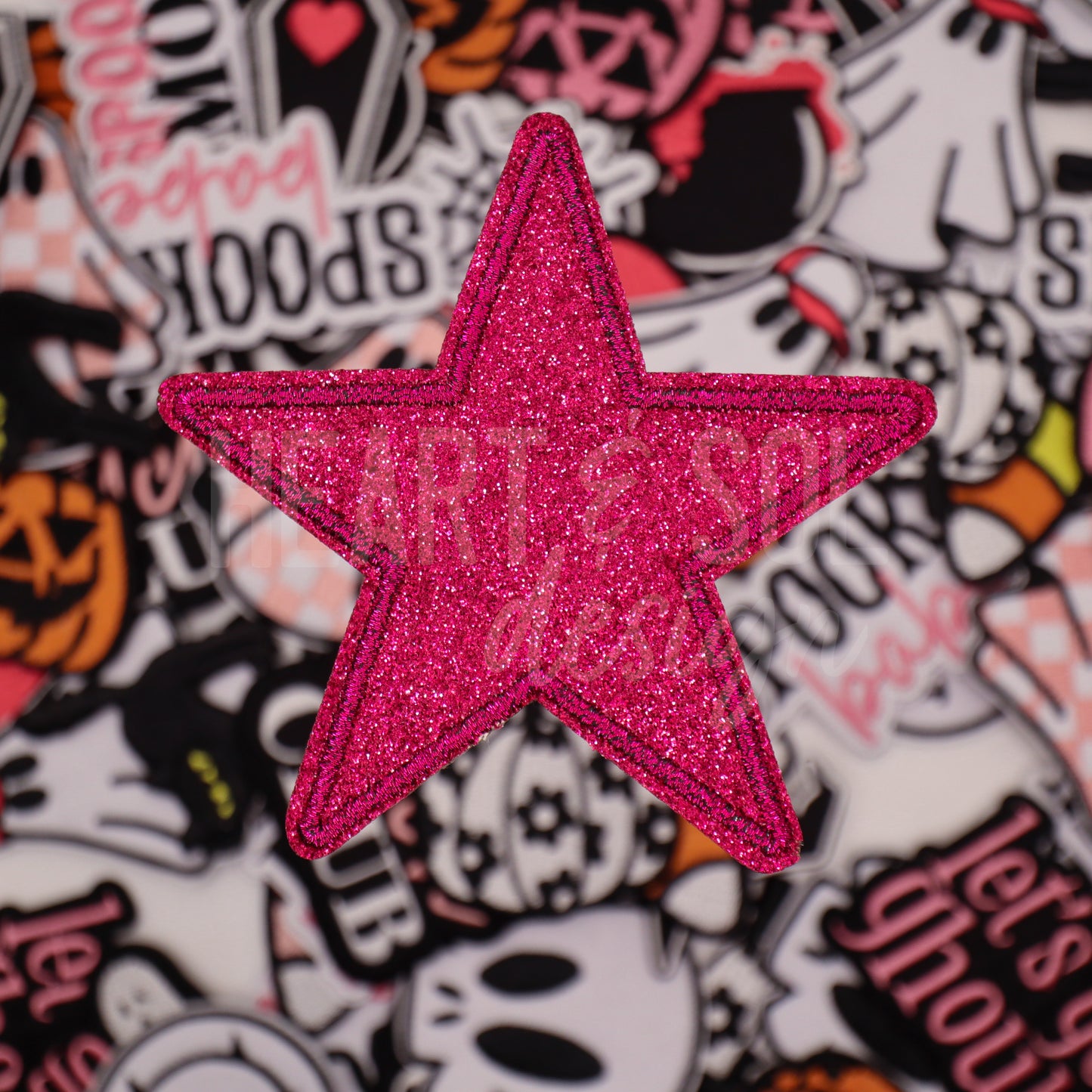 GLITTER STAR patch