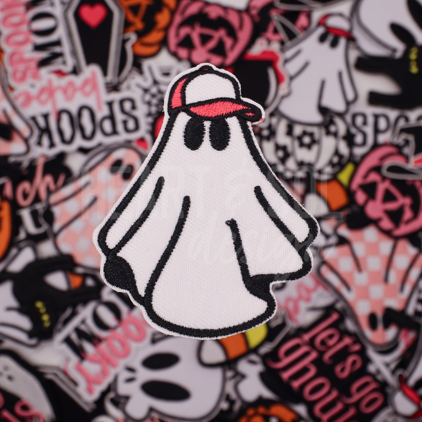 TRUCKER HAT GHOST patch