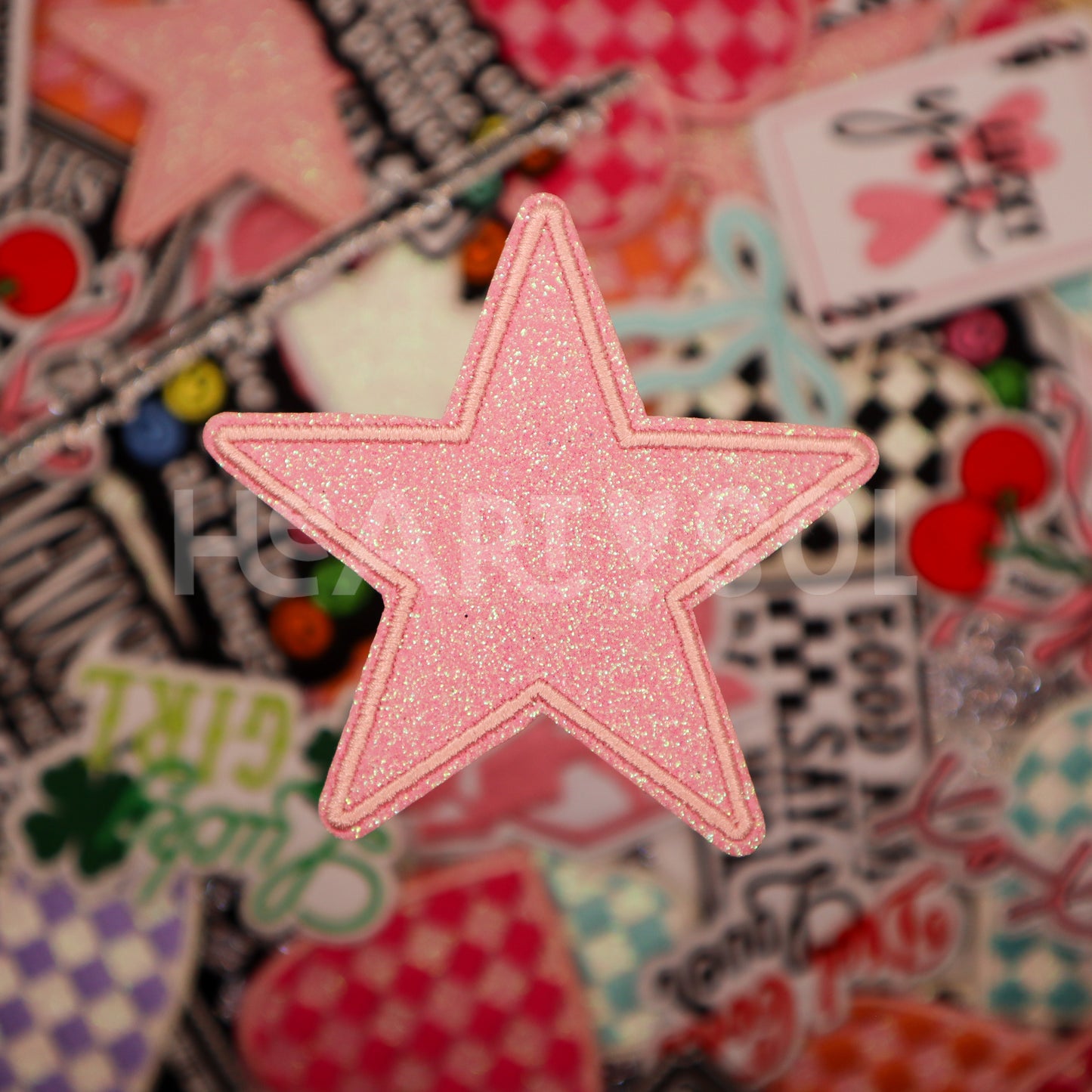 GLITTER STAR patch