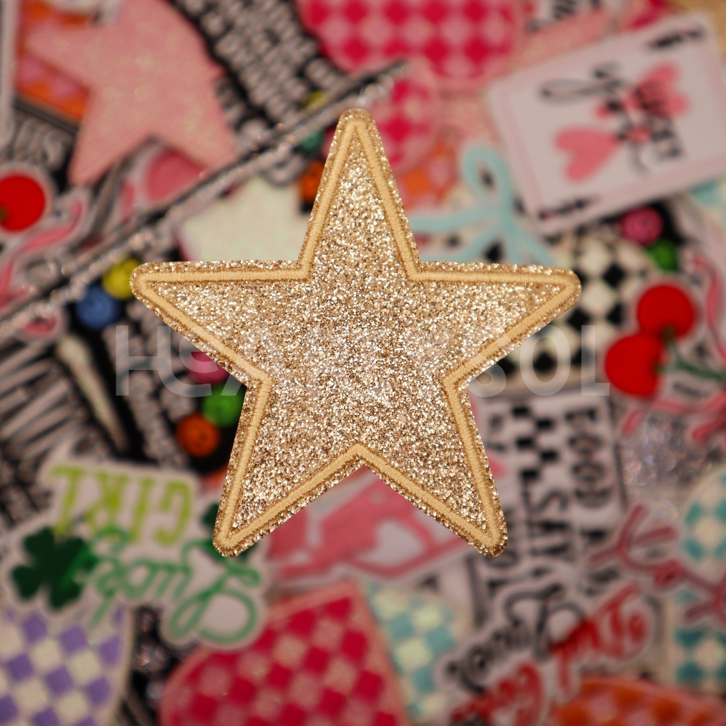 GLITTER STAR patch