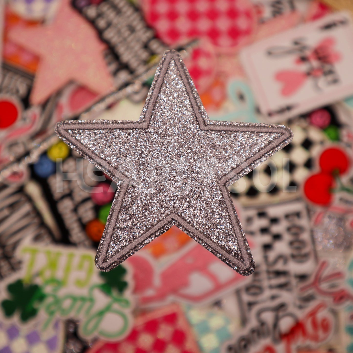 GLITTER STAR patch