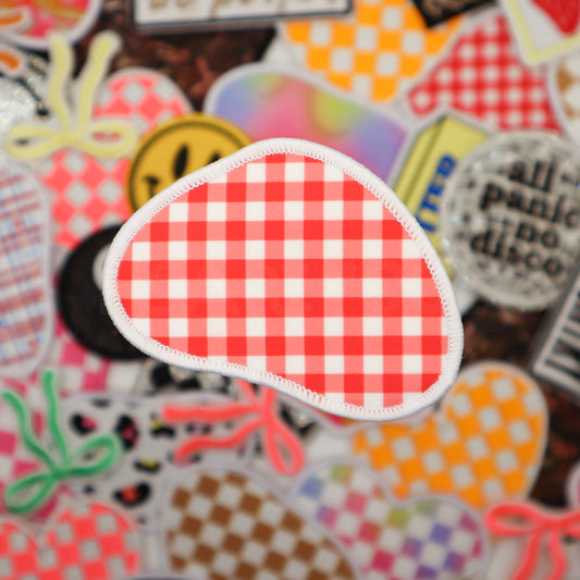 GINGHAM BLOB patch