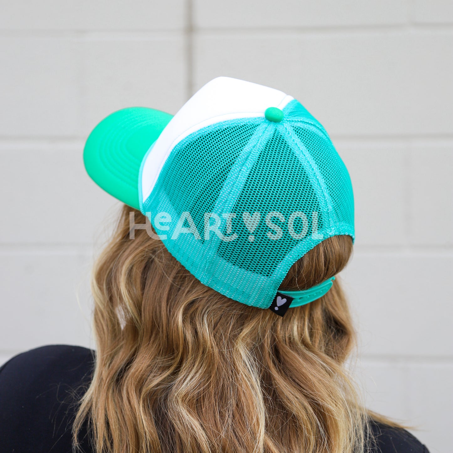 SUCCULENT GREEN TRUCKER HAT | HEART ❣︎ SOL ORIGINAL